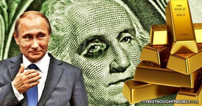 Russia war with US with gold