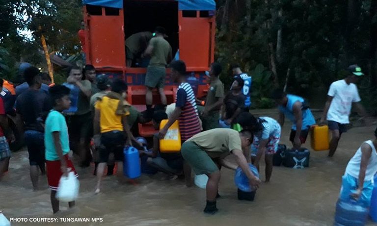 Floodwater in Zamboanga Sibugay