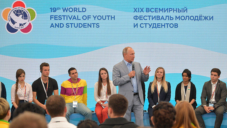 Putin at World Festival