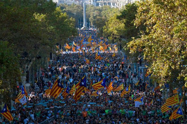 Catalonia rally
