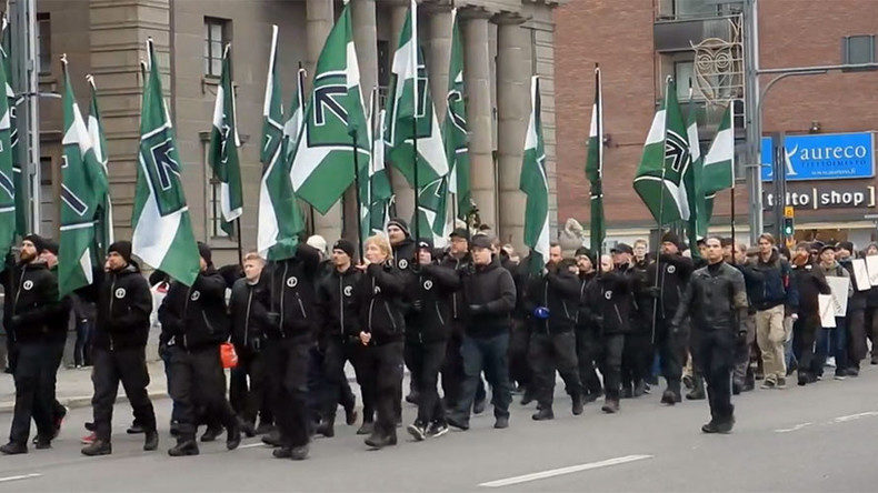 Finland neo-nazi march