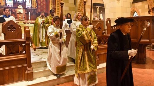 Processional at St. John's Episcopal Church Baltimore