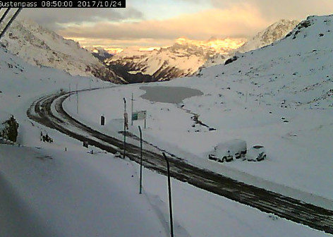 The Susten pass on Tuesday morning.