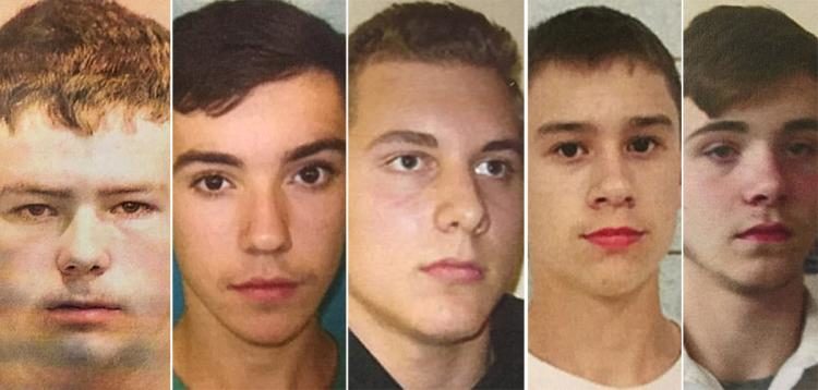 teens throw rocks arrested