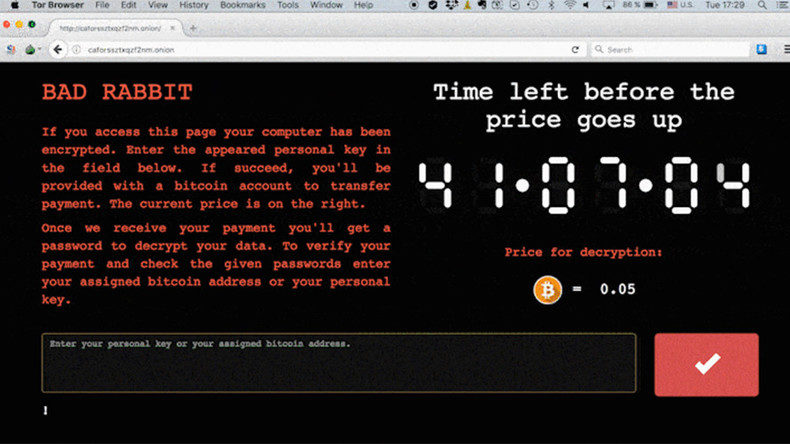 bad rabbit computer virus