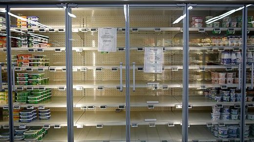 Click to enlarge butter shortage france