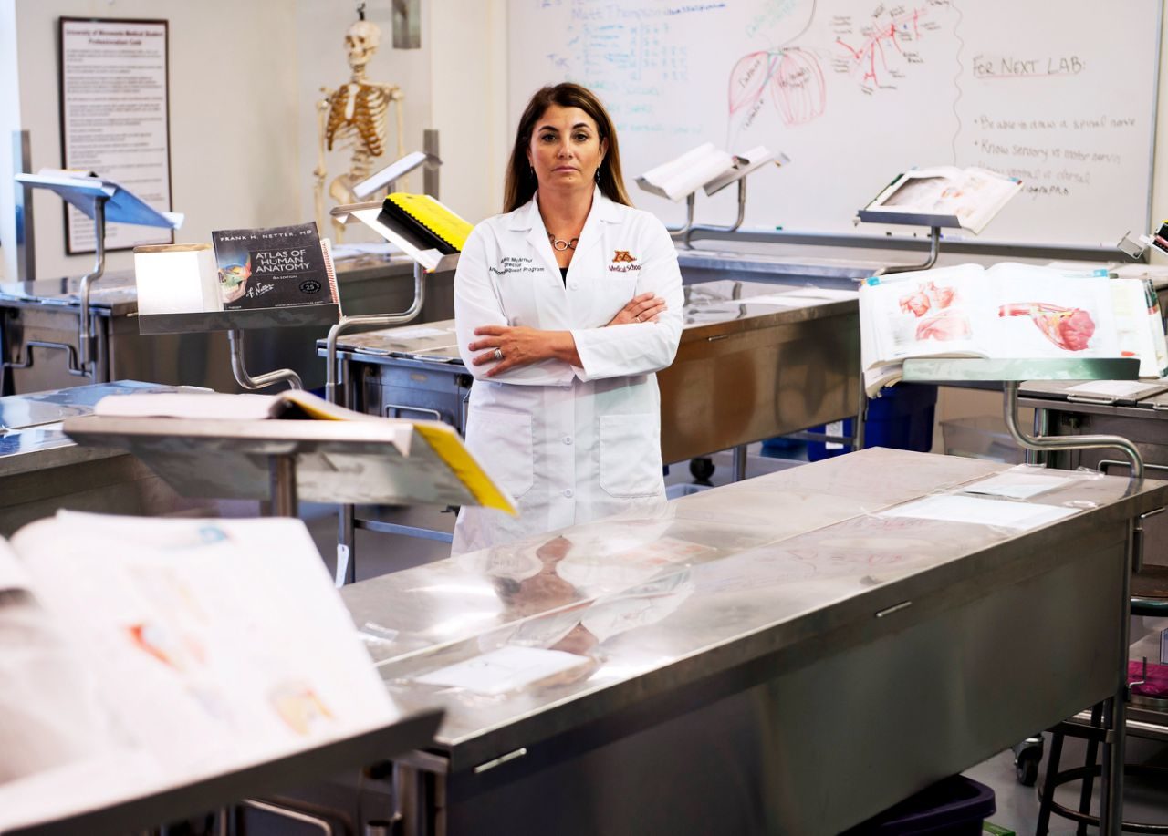 Click to enlarge lab worker