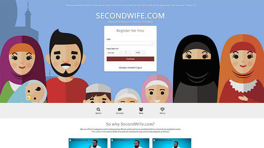 Website to help Muslim men find second wives in Britain has over 100,000 users registered
