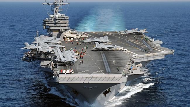 Click to enlarge USS George H.W. Bush