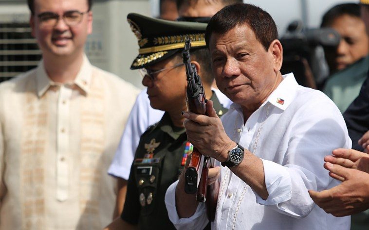 Rodrigo Duterte Kalashnikov AK-47