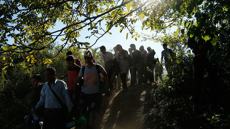 migrants crossing Europe