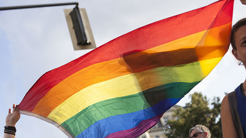 Click to enlarge LGBT flag