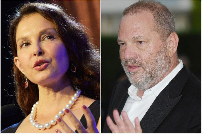 Ashley Judd and Harvey Weinstein
