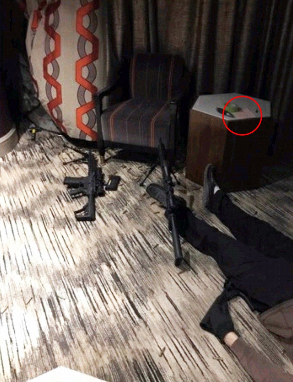 Paddock room dead body