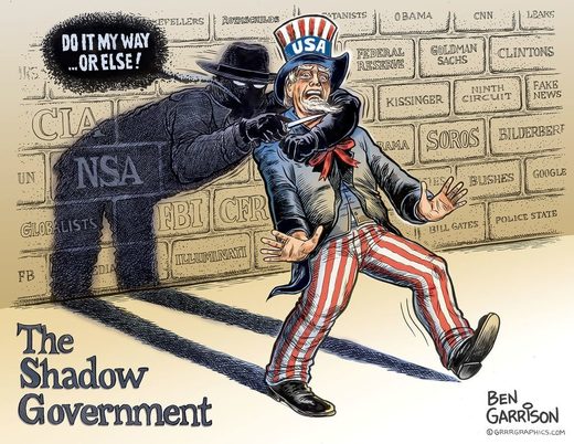 deep state cartoon