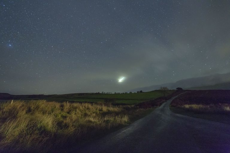 Meteor fireball over South Wales