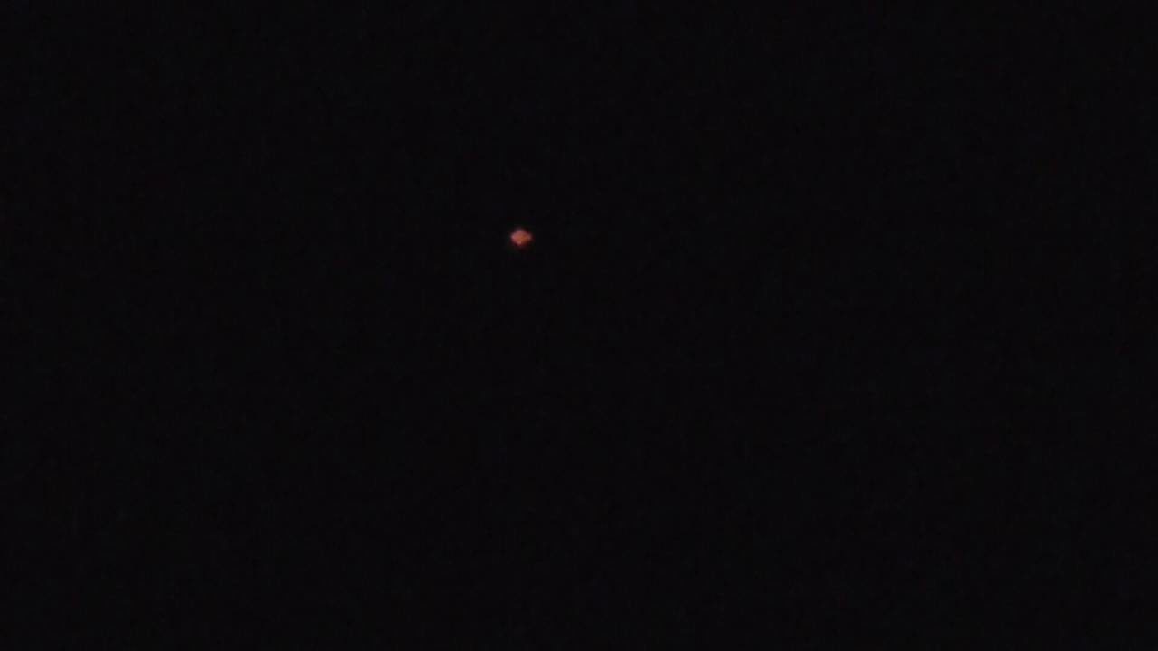 Orange light over Ohio