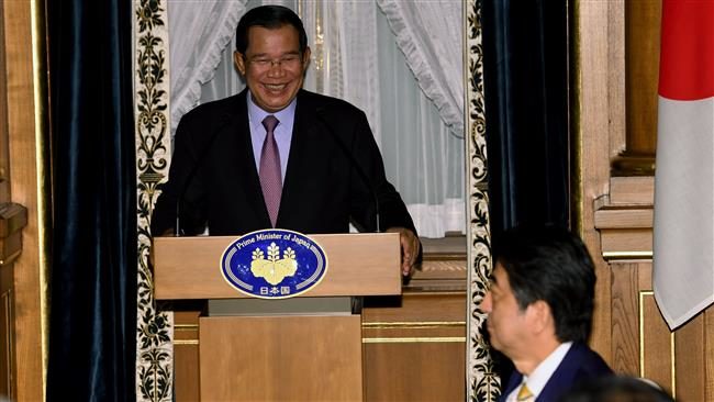 Click to enlarge Cambodian Prime Minister Hun Sen