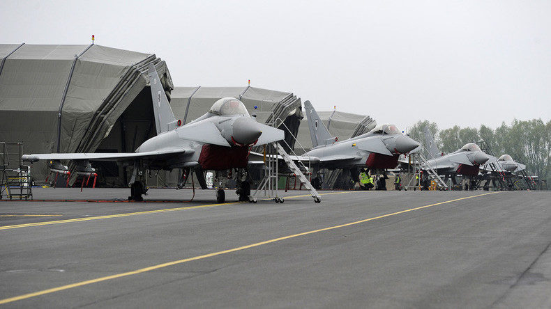 Royal Air Force Typhoon jets