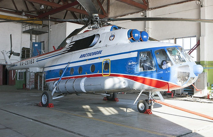 russian mi-8 helicopter
