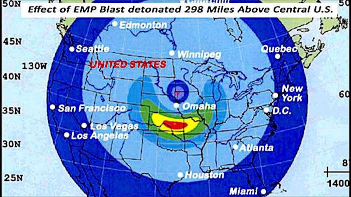 EMP blast chart