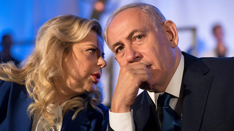 Click to enlarge Benjamin Netanyahu and his wife Sarah Netanyahu