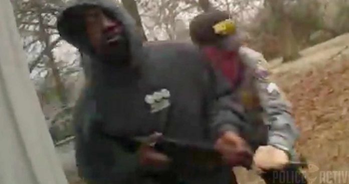 police disarm man