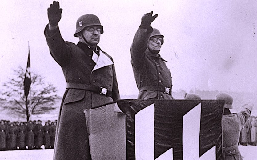 Click to enlarge Nazi salute