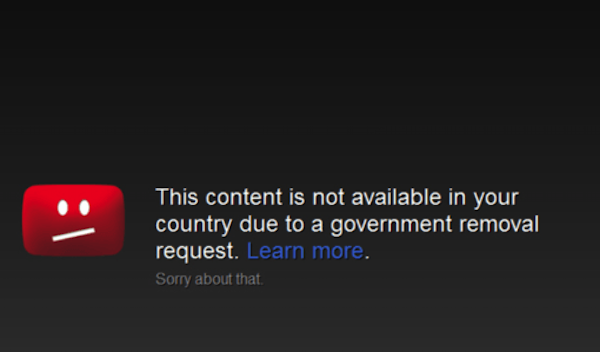 Click to enlarge You tubue censorship