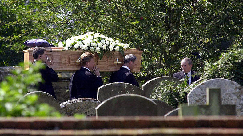 Click to enlarge David Kelly funeral