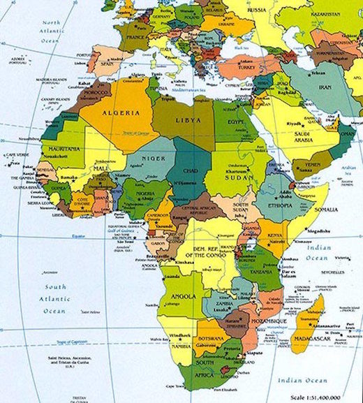 African political map