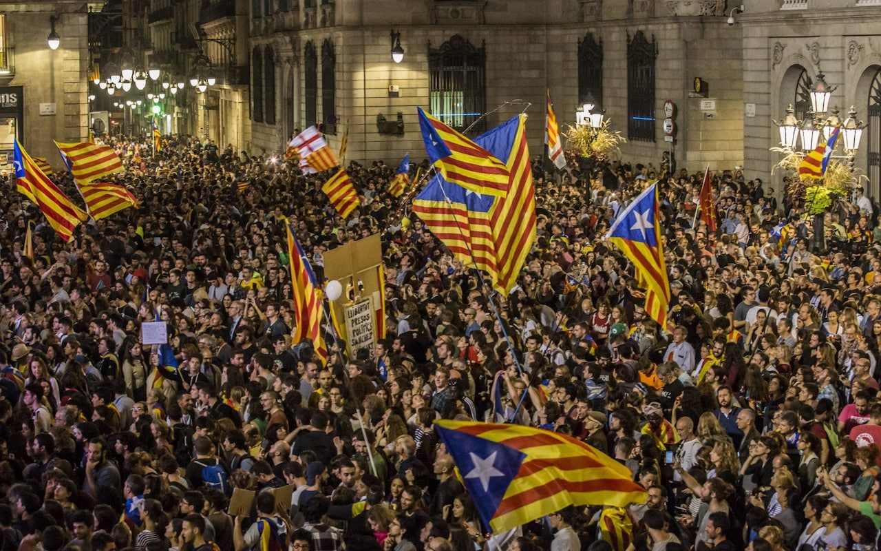 Click to enlarge Catalonia demonstration