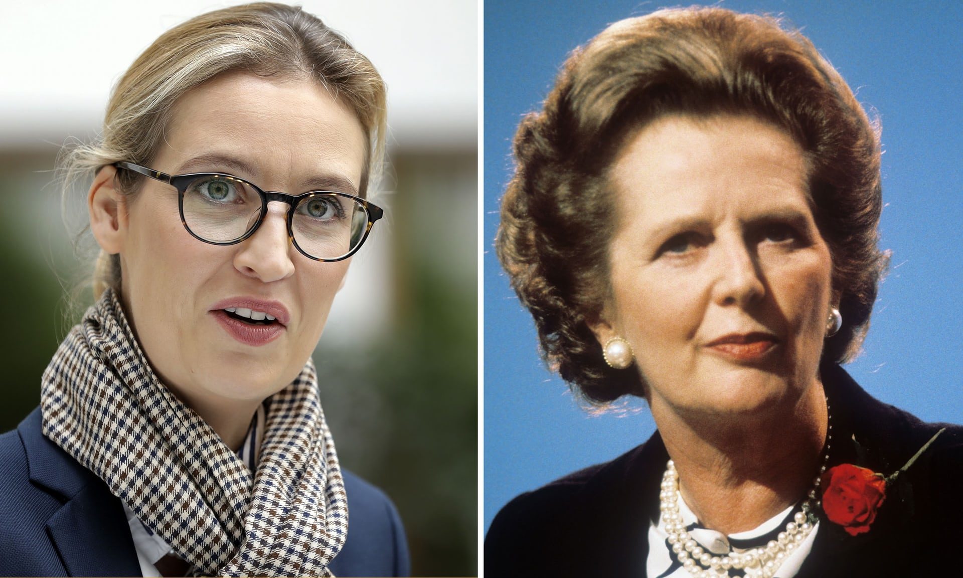 Click to enlarge Alice Wiedel Margeret Thatch is my role model German far right AFD