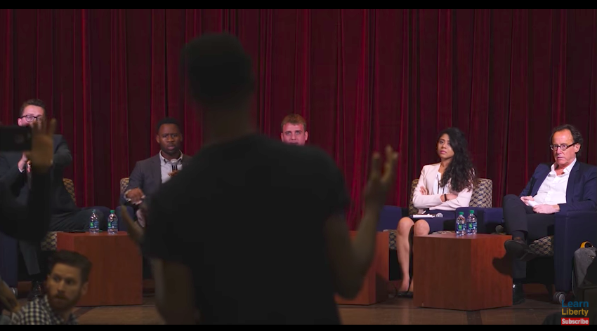 Click to enlarge Rutgers free speech panel