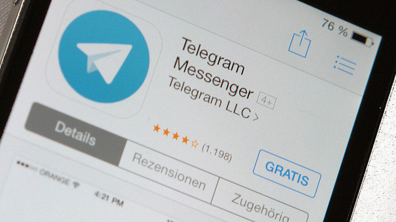 Telegram encrypted messaging app