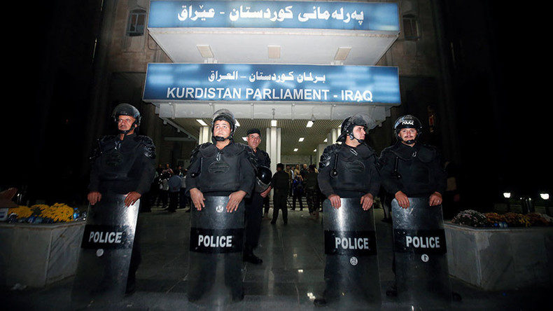 Click to enlarge Kurdish police