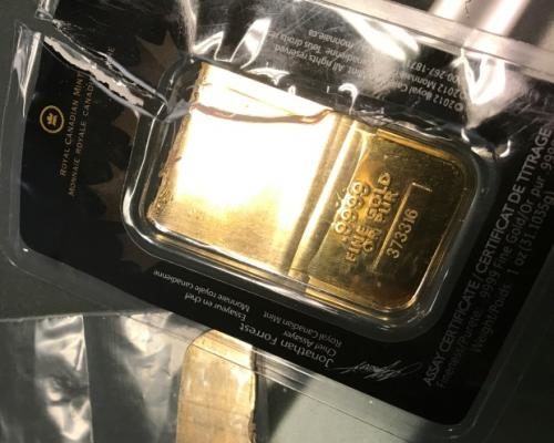 Click to enlarge fake gold bar canada