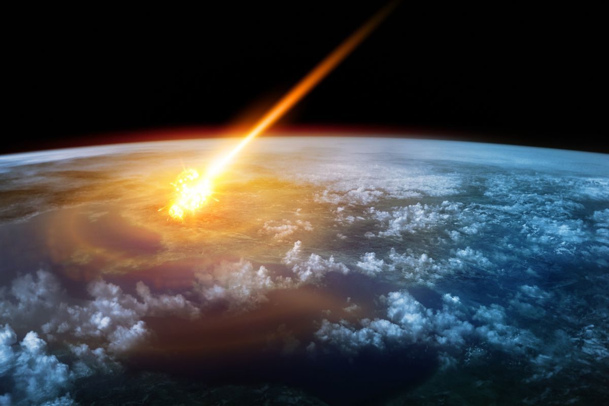 Click to enlarge Ancient asteroid collision ice age