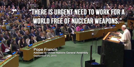 pope francis nuclear weapons