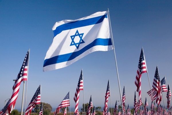 israeli us flag