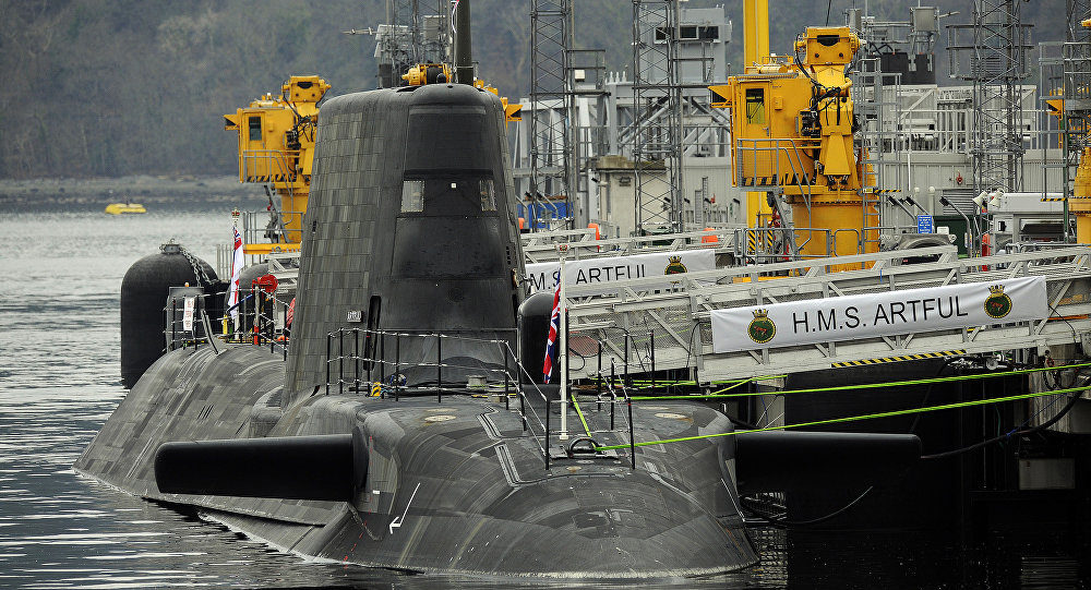 Click to enlarge British Navy submarine