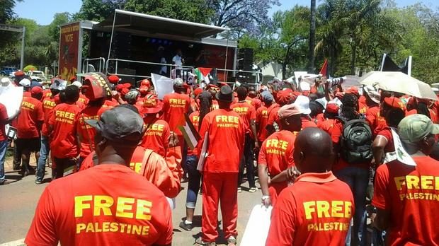 #EFFMarch: 'Israel is not the same as the Israel in the Bible' Pretoria South Africa