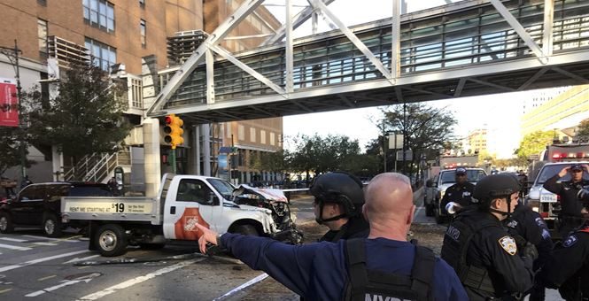 Click to enlarge home depot truck NYC terror attack