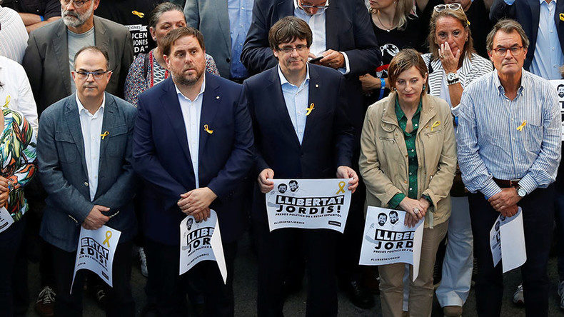 Click to enlarge Catalan regional government members