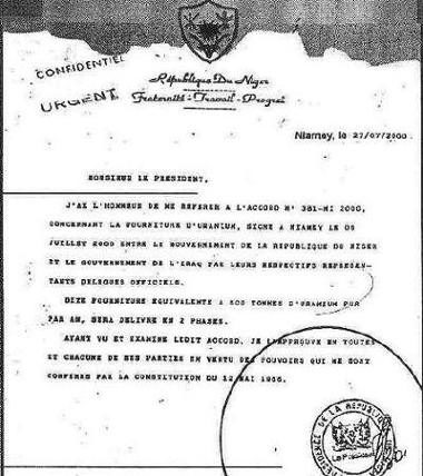 niger uranium iraq doc