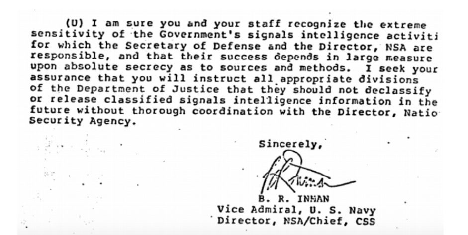 NSA memo