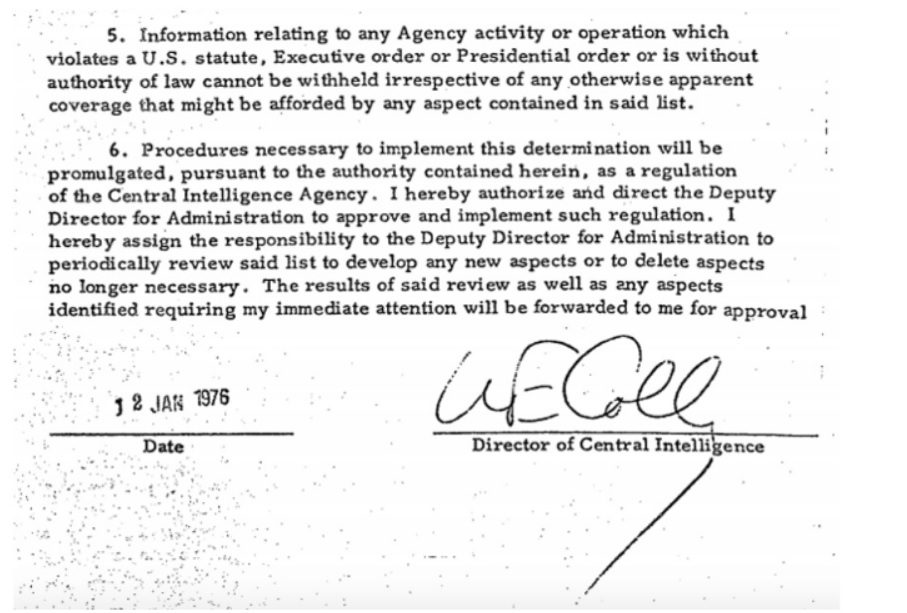 NSA memo