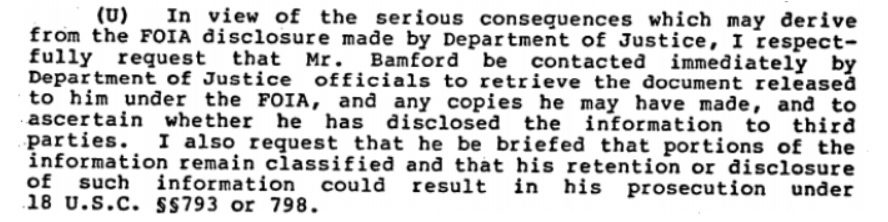 NSA memo
