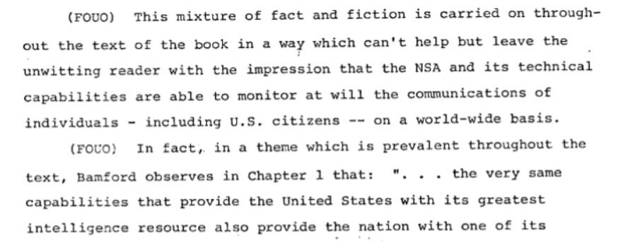 NSA memo