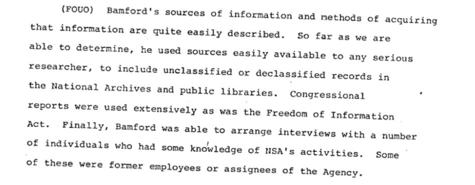 NSA memo
